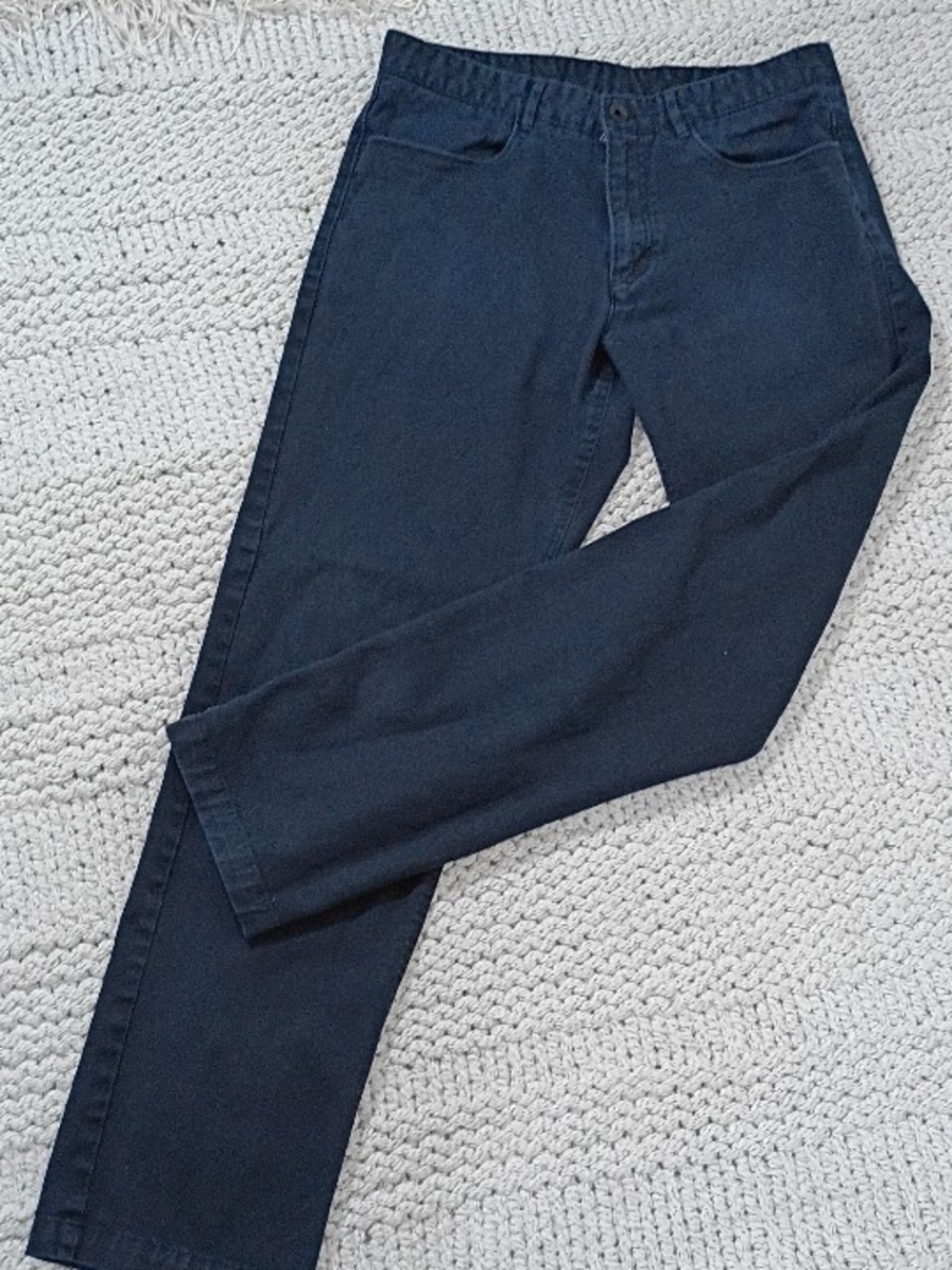Calvin Klein Men's Dark Blue Straight Leg Jeans 32 X32